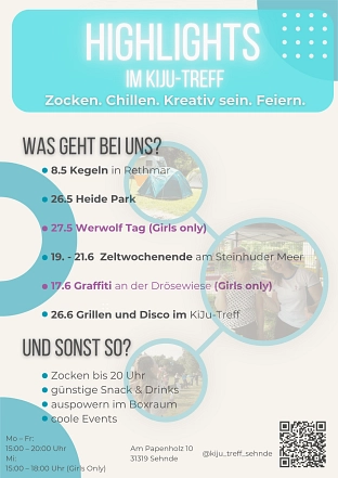 Flyer Highlights KiJu Mai August 2026.png Flyer Highlights KiJu Mai August 2026.png © Stadt Sehnde