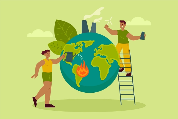 Klimafolgenanpassung Klimawandelfolgen © Stadt Sehnde, Design: freepik