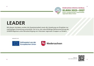 LEADER-Region Börderegion - Förderung LEADER-Börderegion - Hinweis zur Förderung © Stadt Sehnde