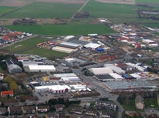 Luftbild Gewerbegebiet Borsigrung, B.Thomas&nbsp;&copy;&nbsp;Stadt Sehnde