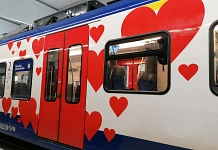 Transdev -Züge mit Herzen