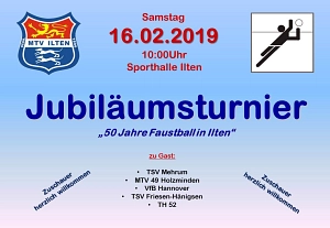 Flyer Faustballturnier 2019